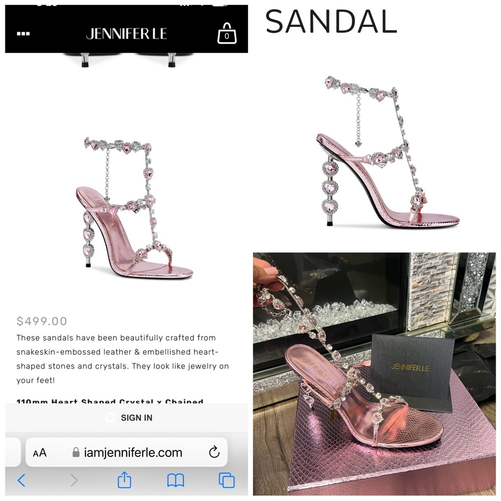 I am jenniferle sandals